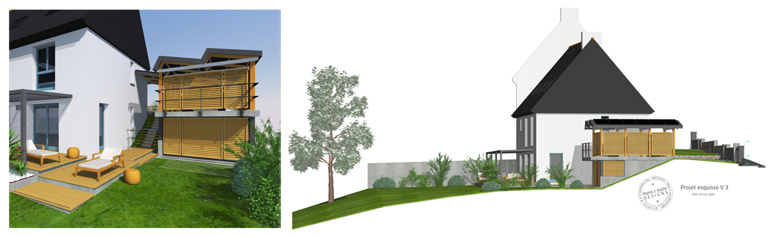Project L - Solar shed & garden workshop - Concarneau