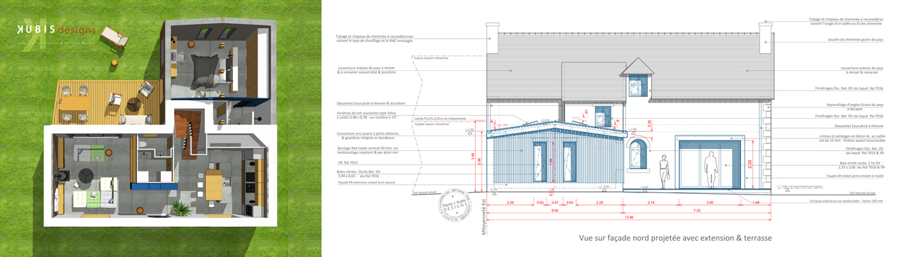 Project G - Residential extension & interiors requalification - Fouesnant