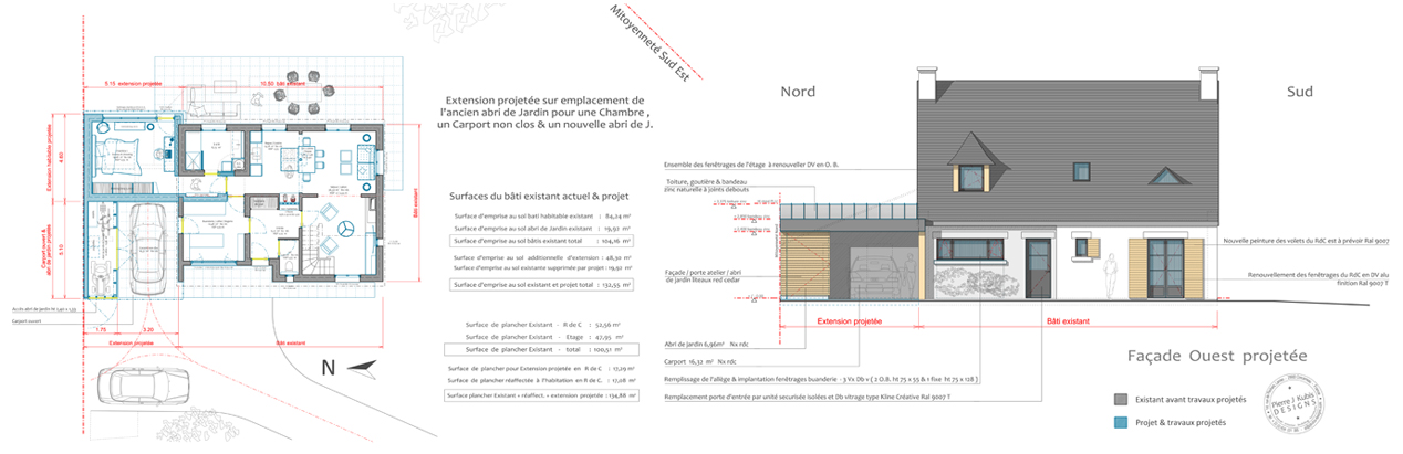 Project M - New additional living spaces & layout development- Fouesnant