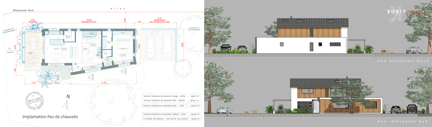 Project B - Family residential sea side house creation - Concarneau