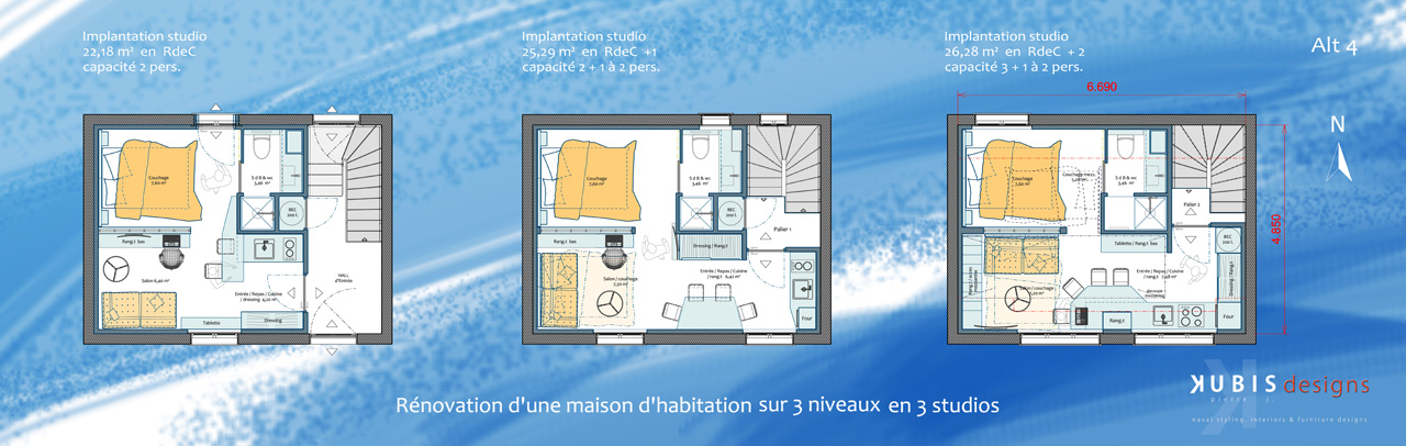 Project J - House renovation & requalification in 3 Summer flats - (…)