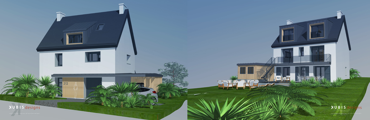 Project T & P - Total seaside house reconfiguration - Penmarch