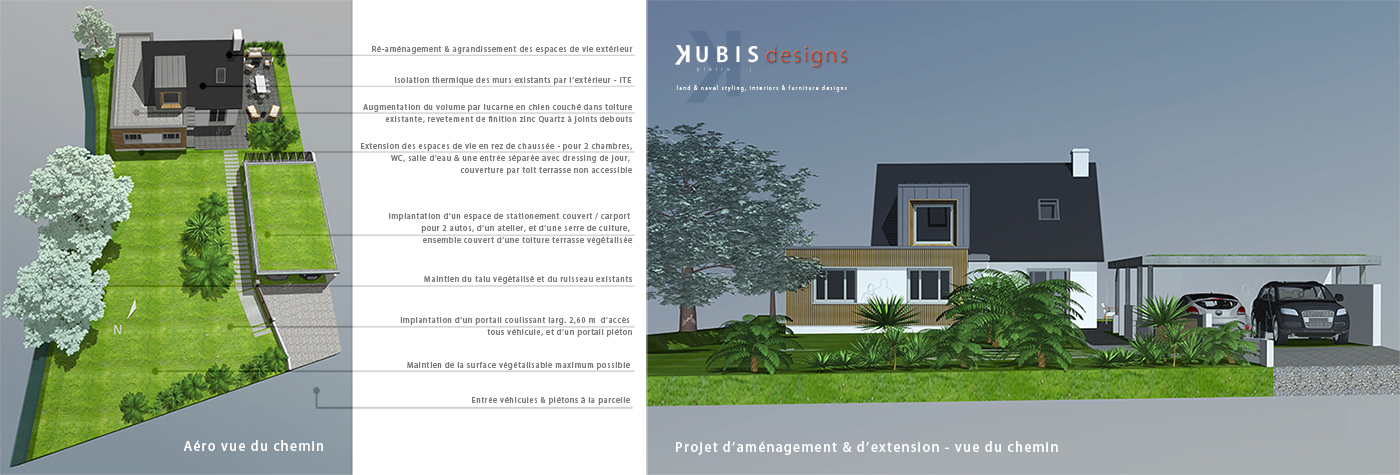Project G - Seaside family house extensions - Mousterlin