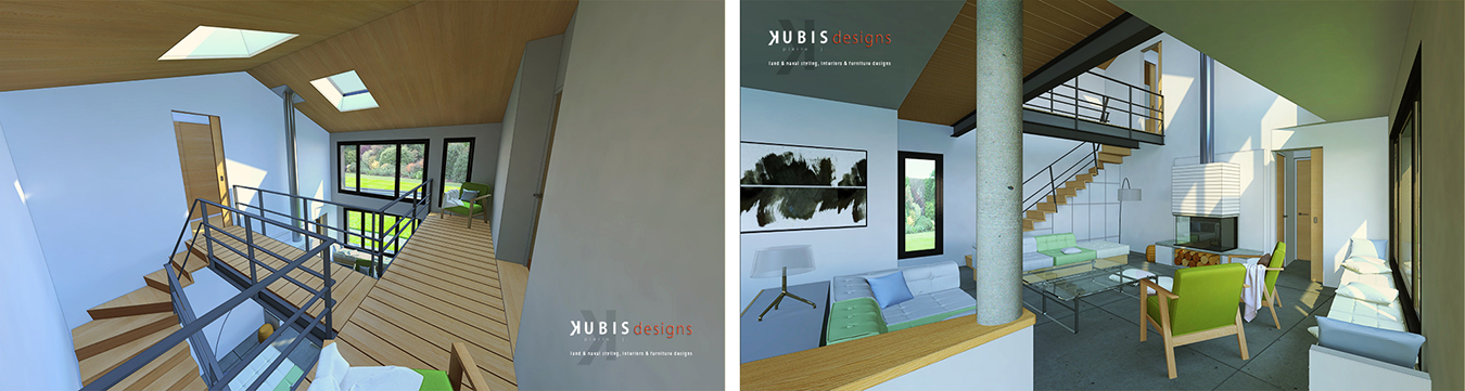 Project B & B - Interiors for Seaside family house 1 of 2 - Concarneau