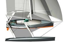 Trimaran Blue One 26